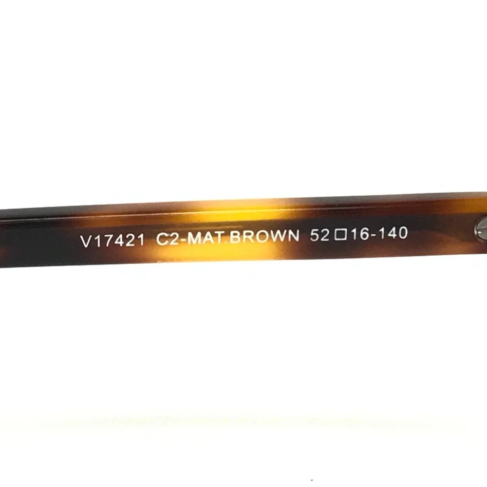 Velenciaga Eyeglasses Frames V17421 C2-MAT.BROWN Tortoise Square 52-16-140